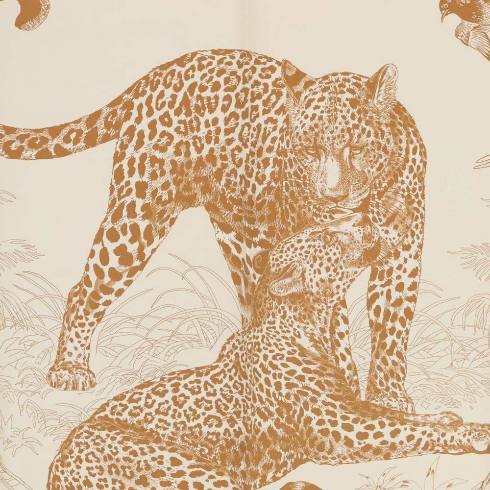 HERMES Carre 90 Scarf JUNGLE LOVE Silk White Auth am6952 - Picture 6 of 16